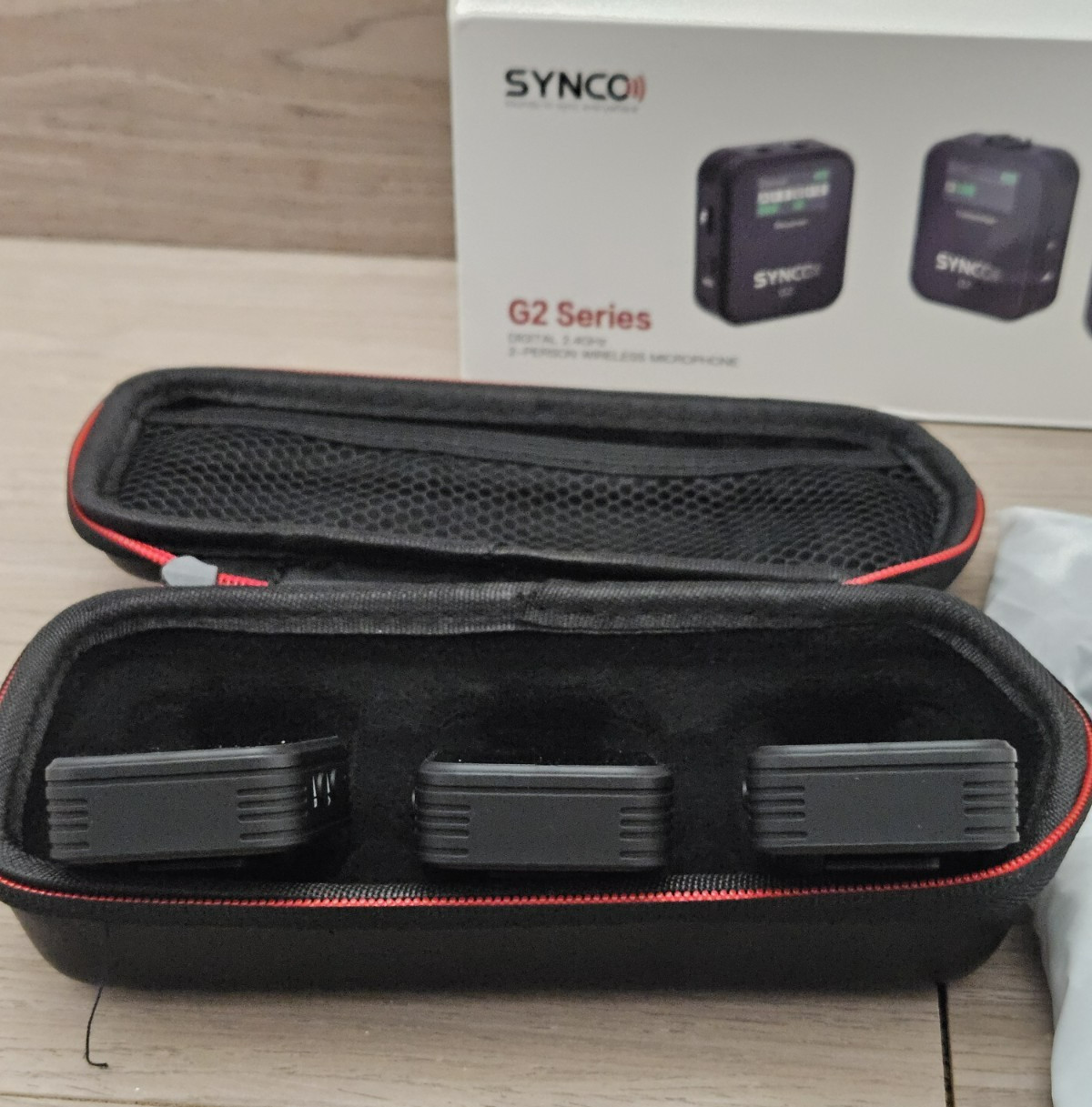 SYNCO Wireless Lavalier Microphone G2(A2) 2.4GHz Dual Transmitter 656ft – NEW