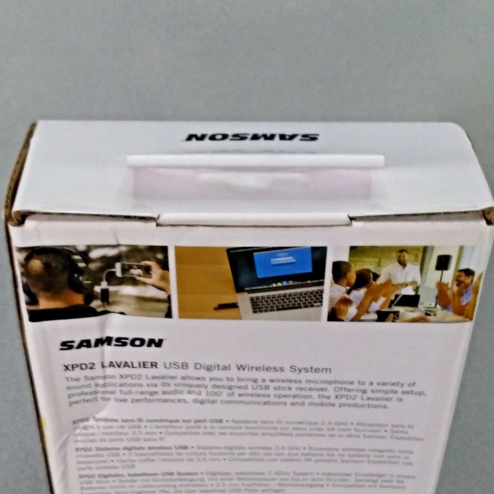 Samson XPD2 Lavalier USB Digital Wireless System SWXPD2BLM8 New In Box