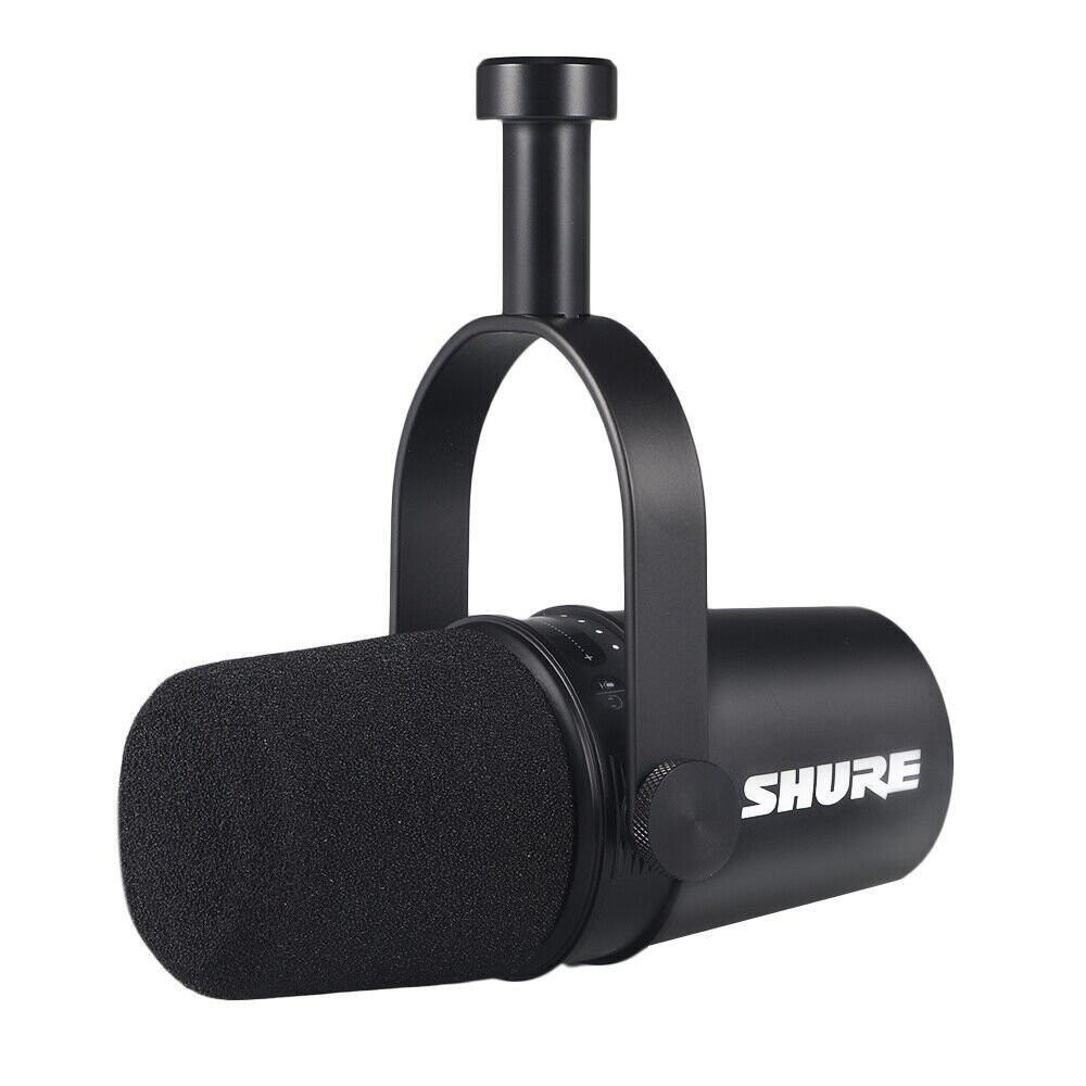 Shure MV7+ Podcast Microphone. Enhanced Audio, LED Touch Panel, USB-C & XLR