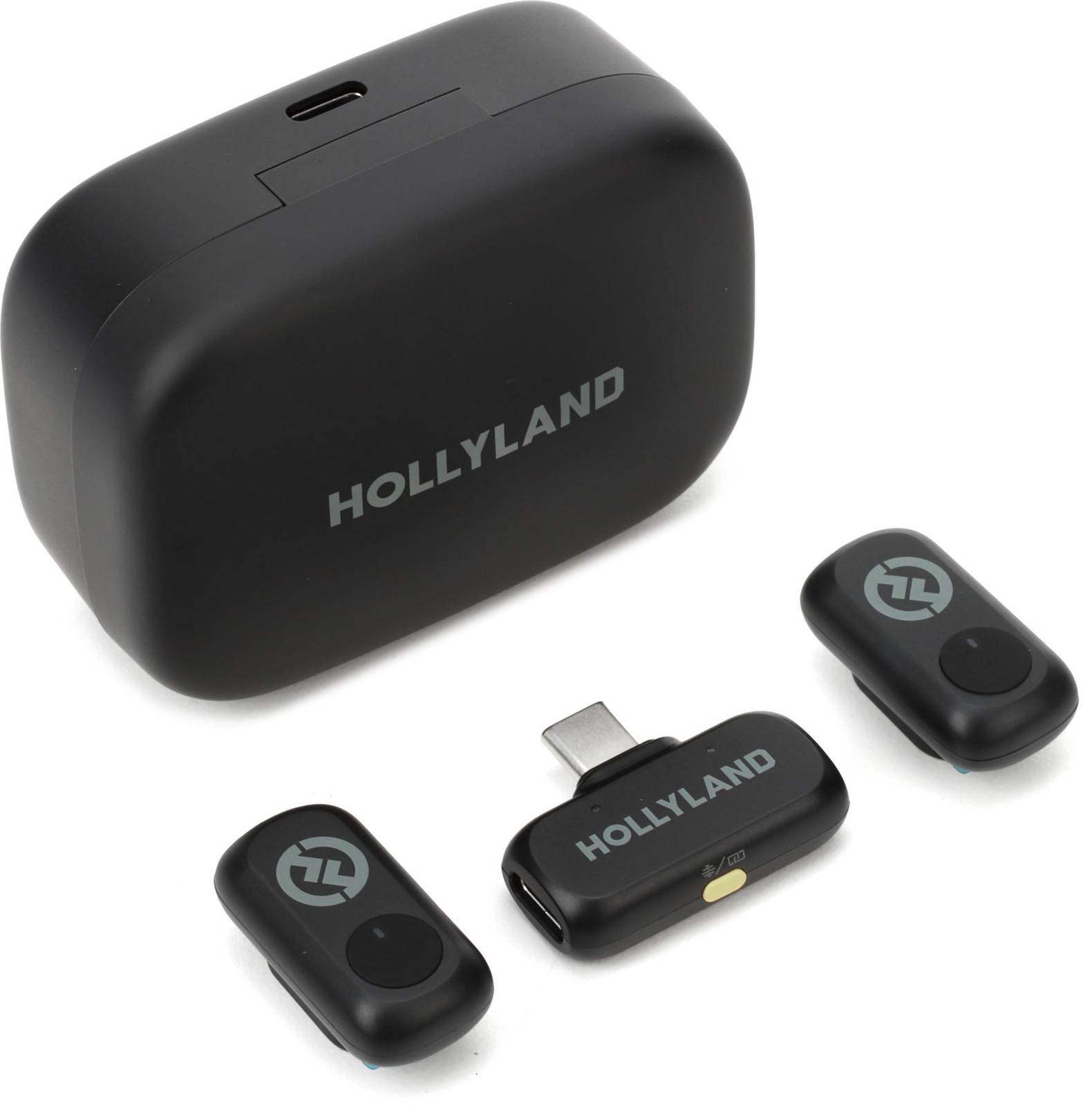 Hollyland LARK A1 Duo Digital Wireless Microphone System – Space Gray