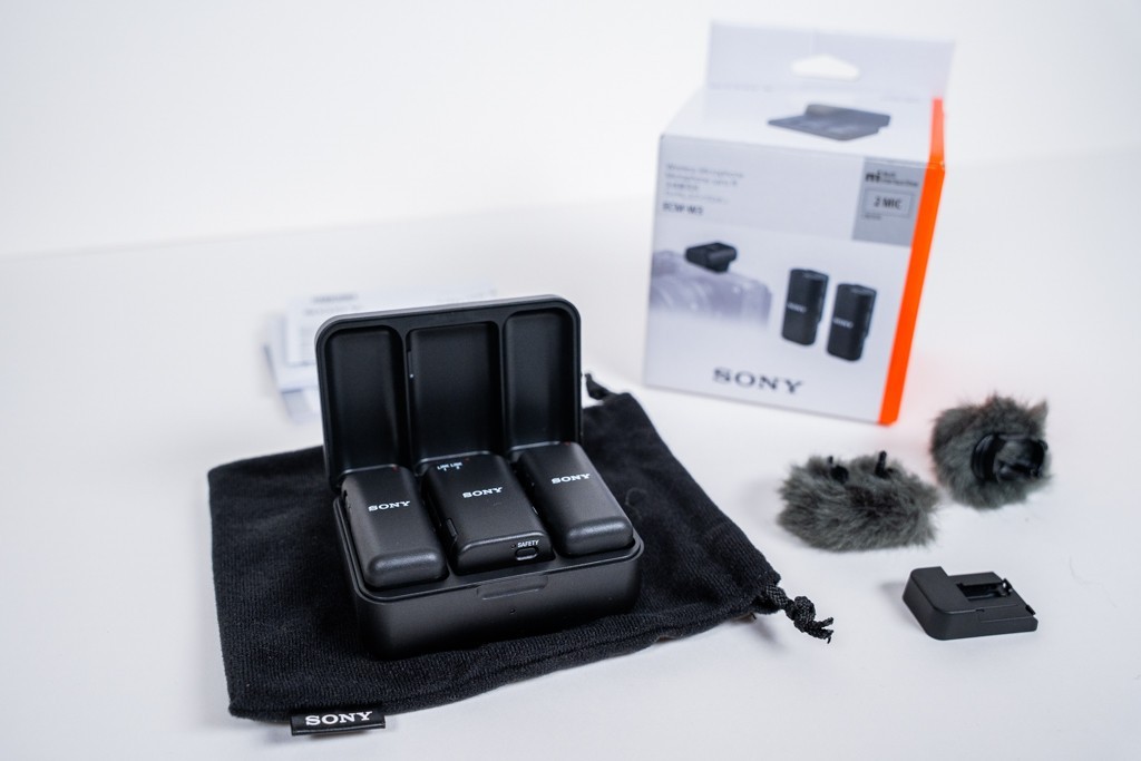 Sony ECM-W3 2-Person Wireless Microphone System with Multi Interface Shoe
