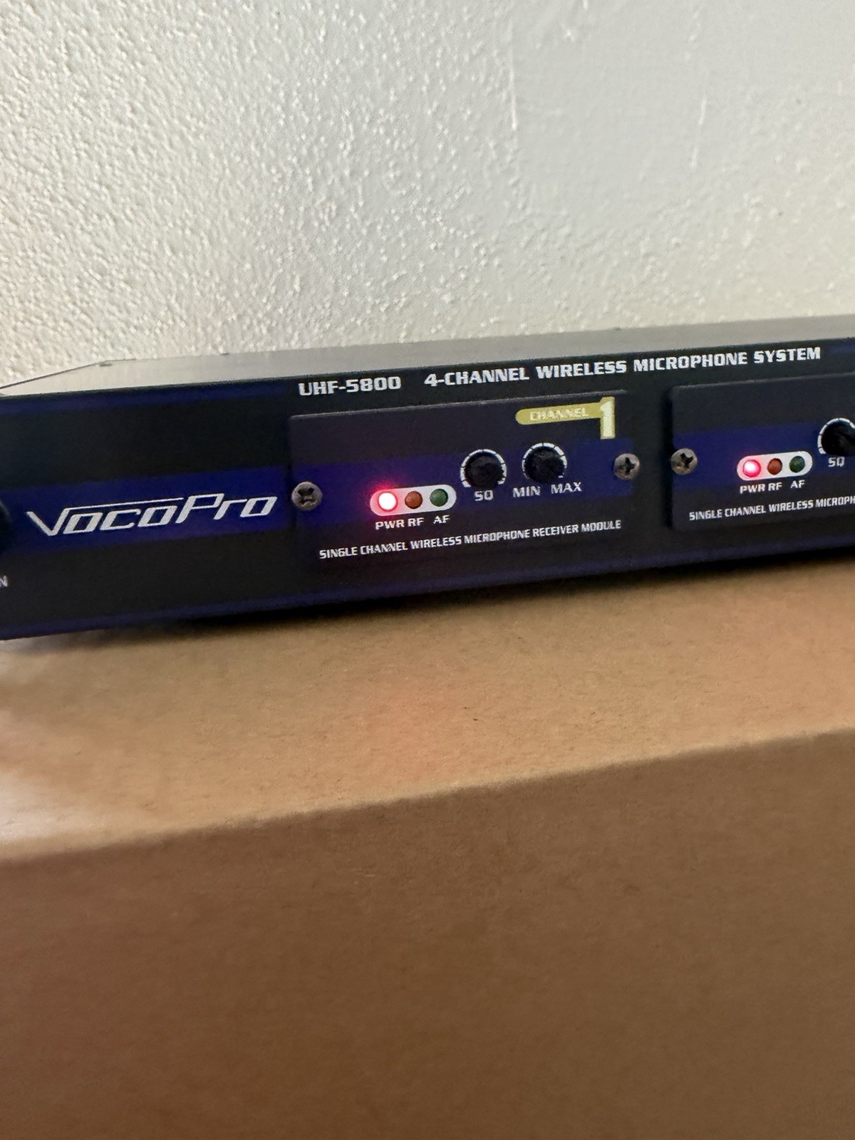 Vocopro UHF-5800 Wireless Microphone System (Receiver Only)(Tested And Working)