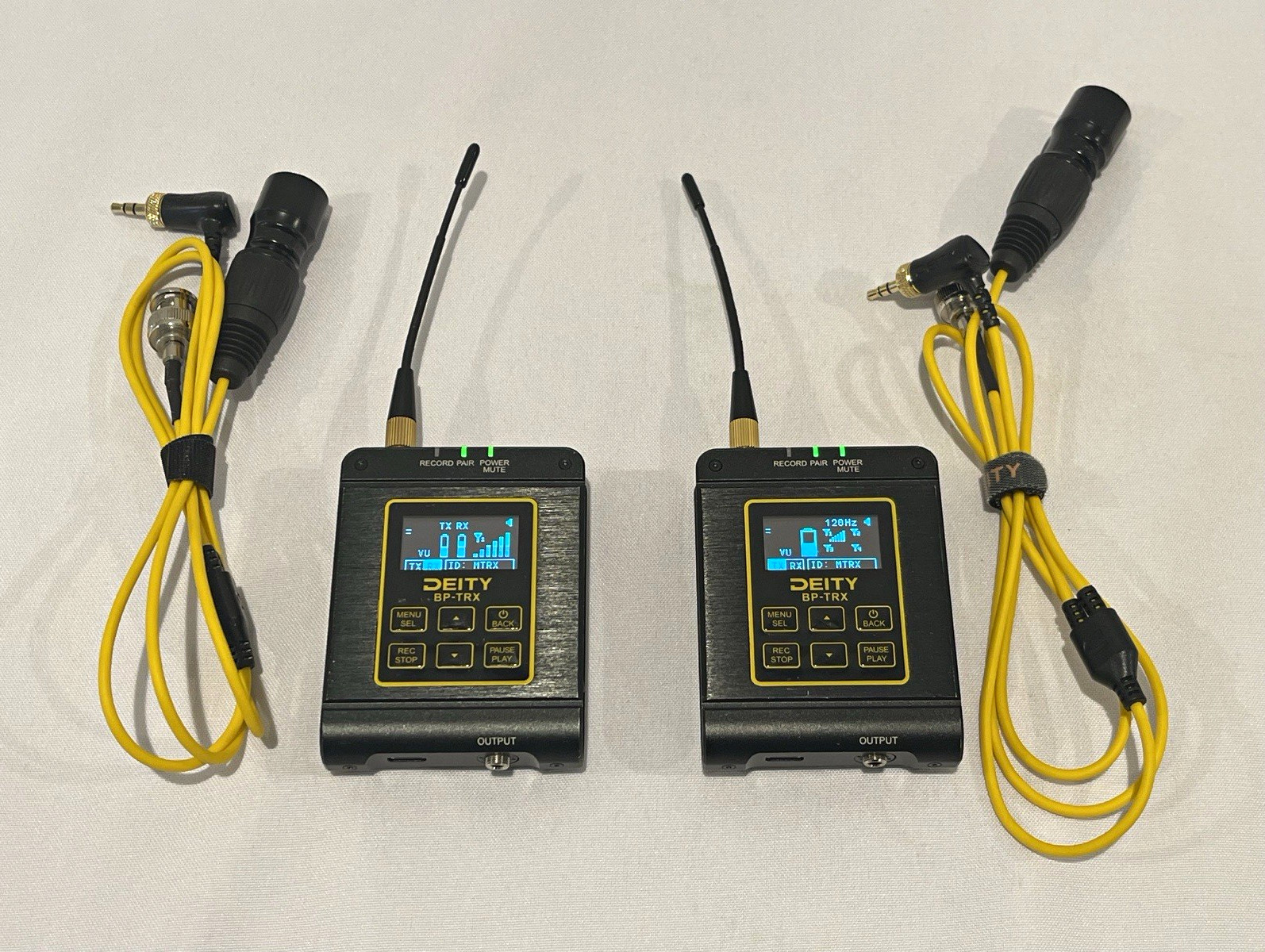 Deity BP-TRX Wireless Microphone TX/RX Transceiver Set, 3.5mm TRS, Black