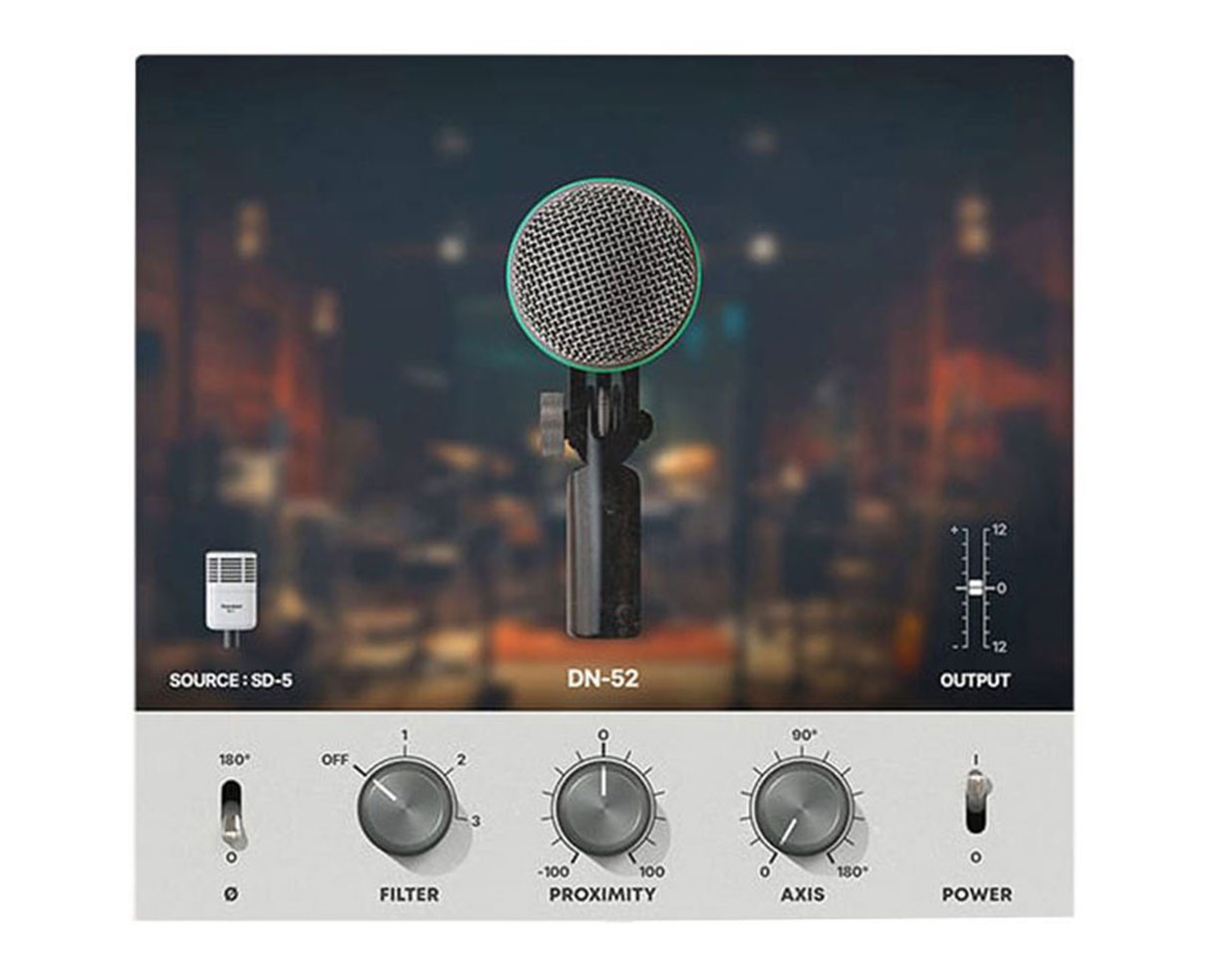 Universal Audio SD-5 Dynamic Microphone w/Hemisphere Mic Modeling Software