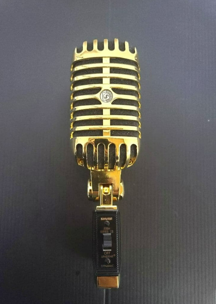 Shure 55SH Series II Gold Dynamic Microphone Used from Japan
