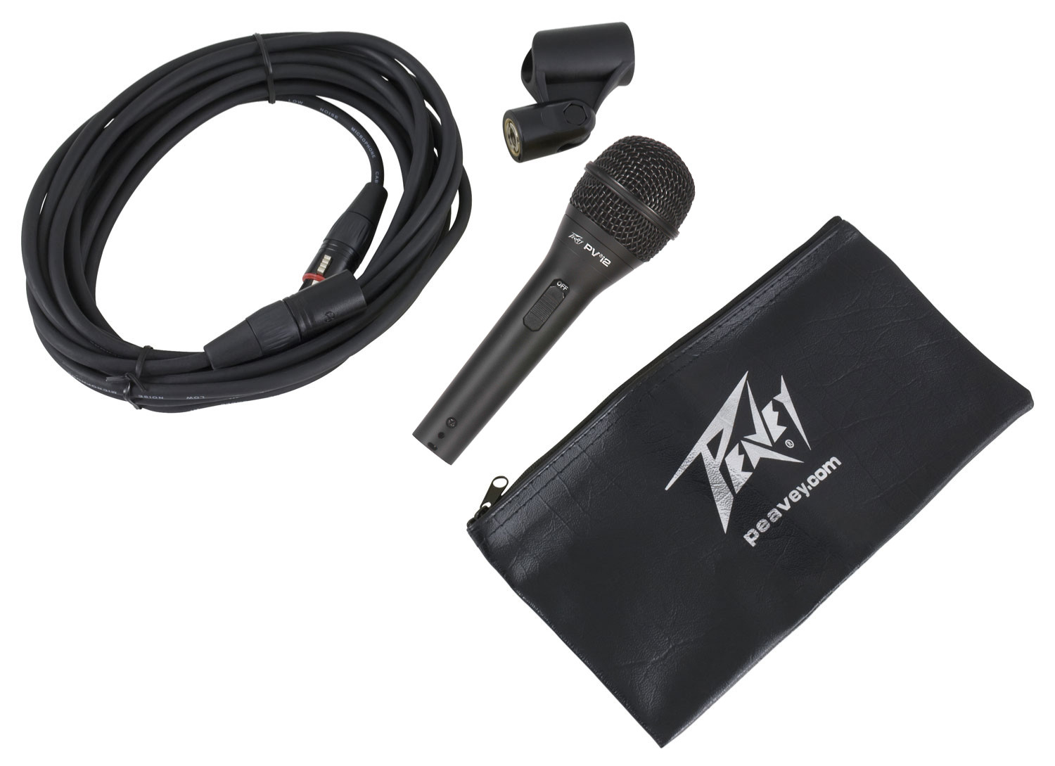 Peavey PV®i 2 Dynamic Vocal Microphone with XLR Cable – Black