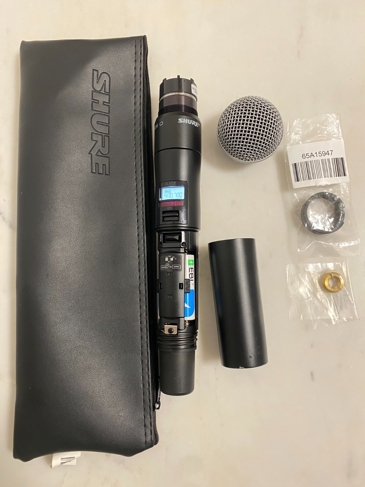 Shure QLXD2/SM58 Wireless Handheld Microphone Transmitter – G50 Band 470-534MHz