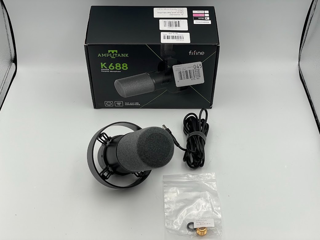 FiFine K688 XLR/USB Dynamic Microphone