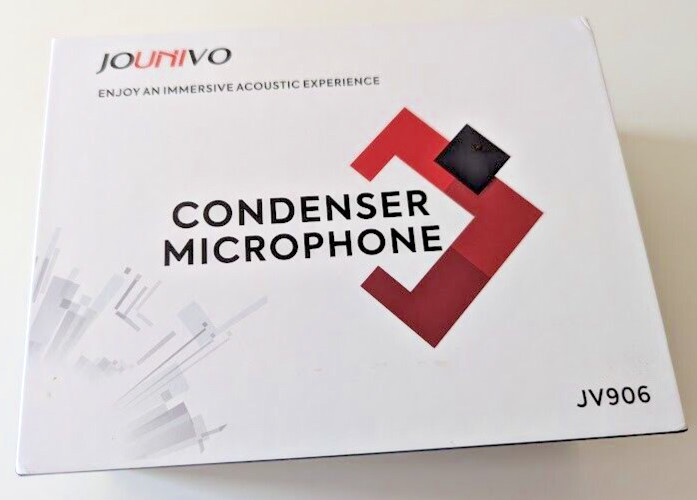 Condenser Microphone USB with stand and pop filter [JV906] Original Packaging!