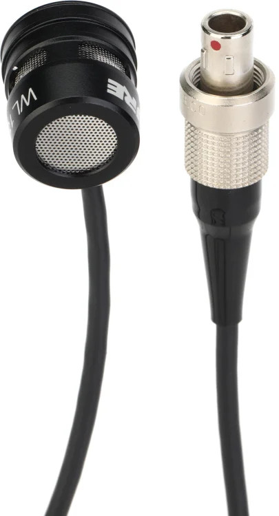 Shure WL185m Cardioid Lavalier Microphone with LEMO Connector – Black