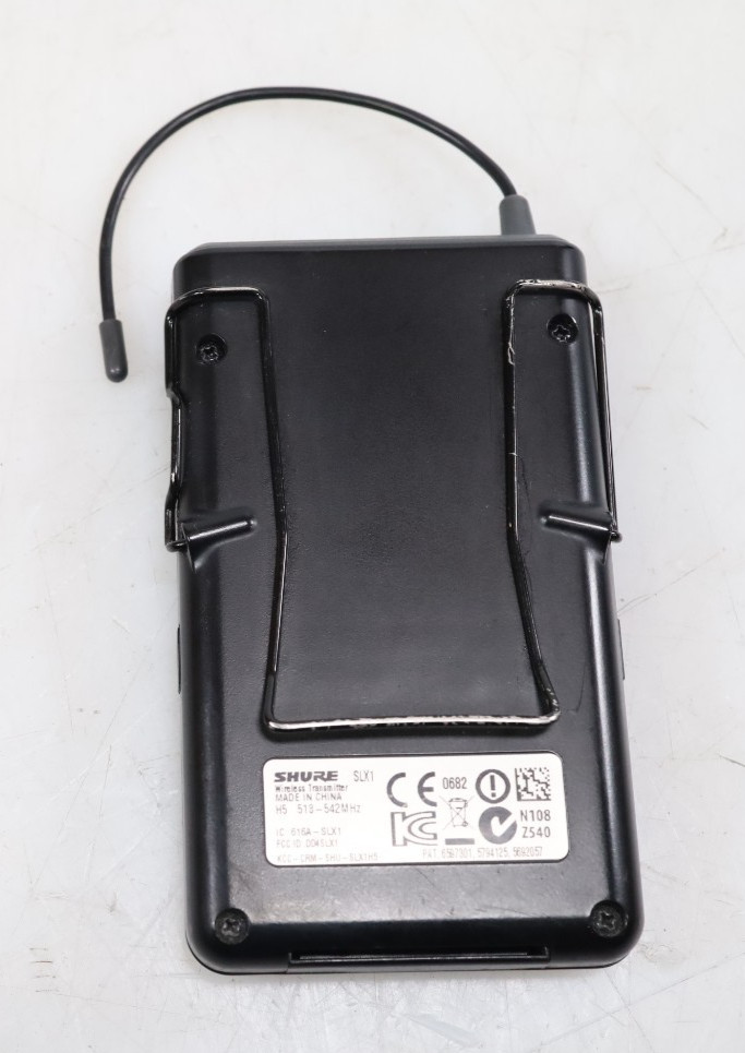 Shure SLX1 TA4M IR Sync Backlit LCD Bodypack Wireless Transmitter