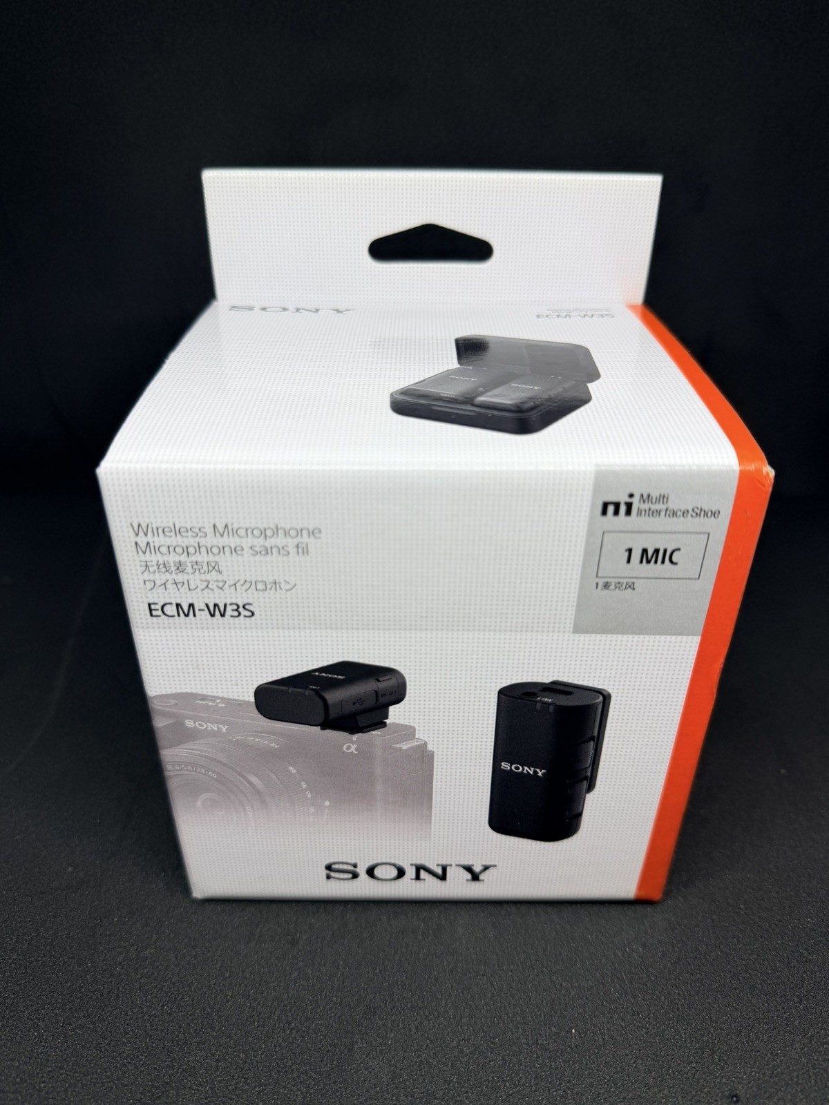 Sony ECM-W3S Wireless Microphone System MI Shoe – Brand New Sealed