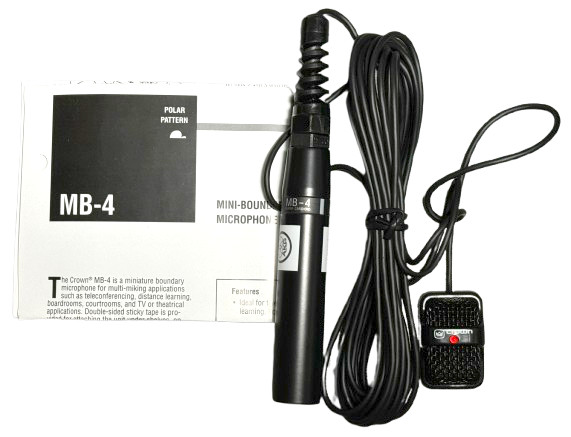 Crown AKG MB4 Miniature Boundary Layer Microphone Supercardioid Condenser
