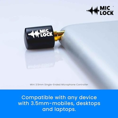 3.5mm Mic-Lock Audio Security – Privacy Protector for Laptops, Phones & Tablets