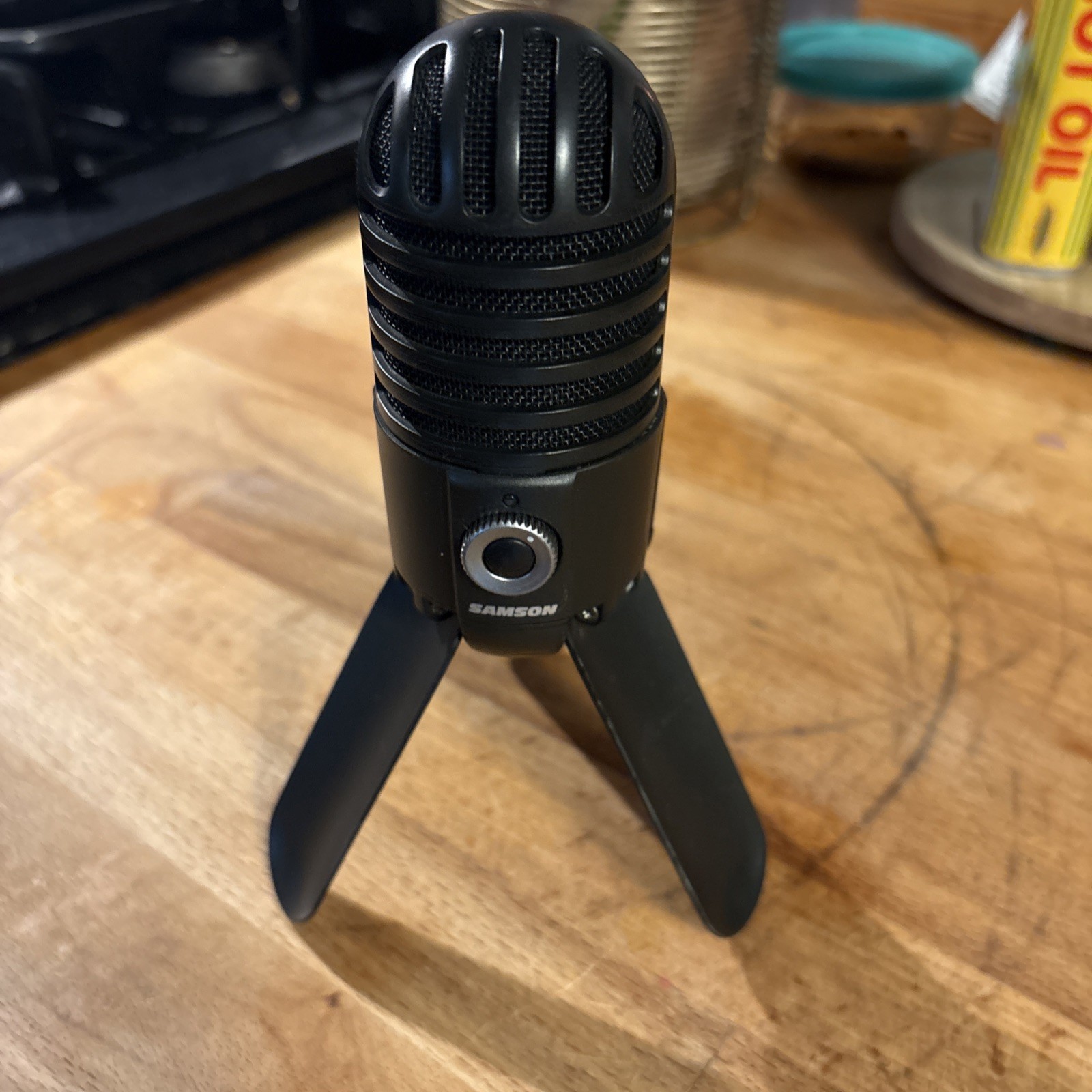 USED Samson Meteor Micro USB Studio Microphone | Titanium Black