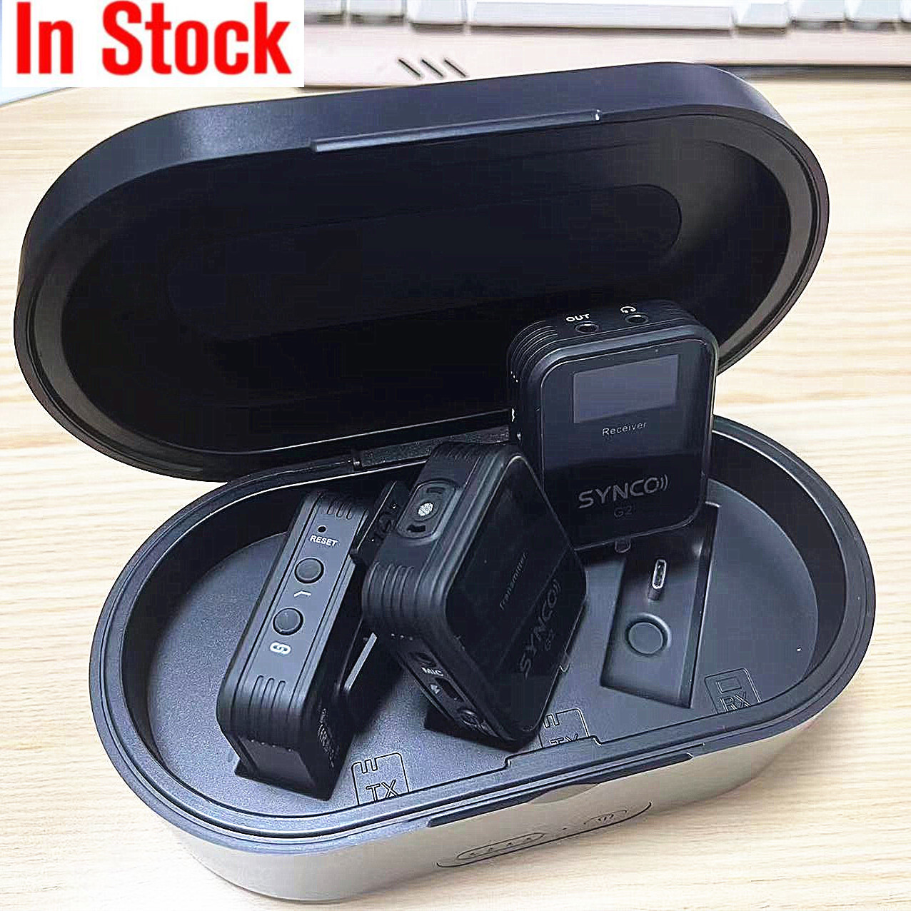 SYNCO G2 Protable Charging Box Case Built-in Battery for G2A2 G2A1 G2 Microphone