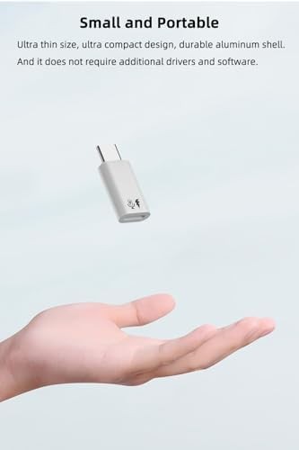 AreMe 2 Pack USB C to Lavalier Microphone Adapter, White | Not for Headphone/Dat