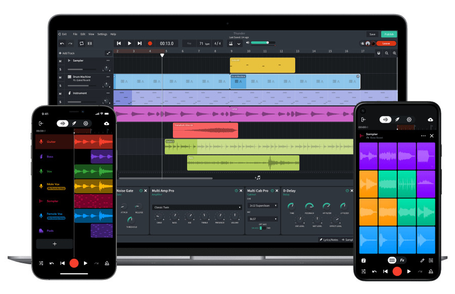 Mobile Recording Studio Kit for iPhone Smartphone Professional USB Microphone