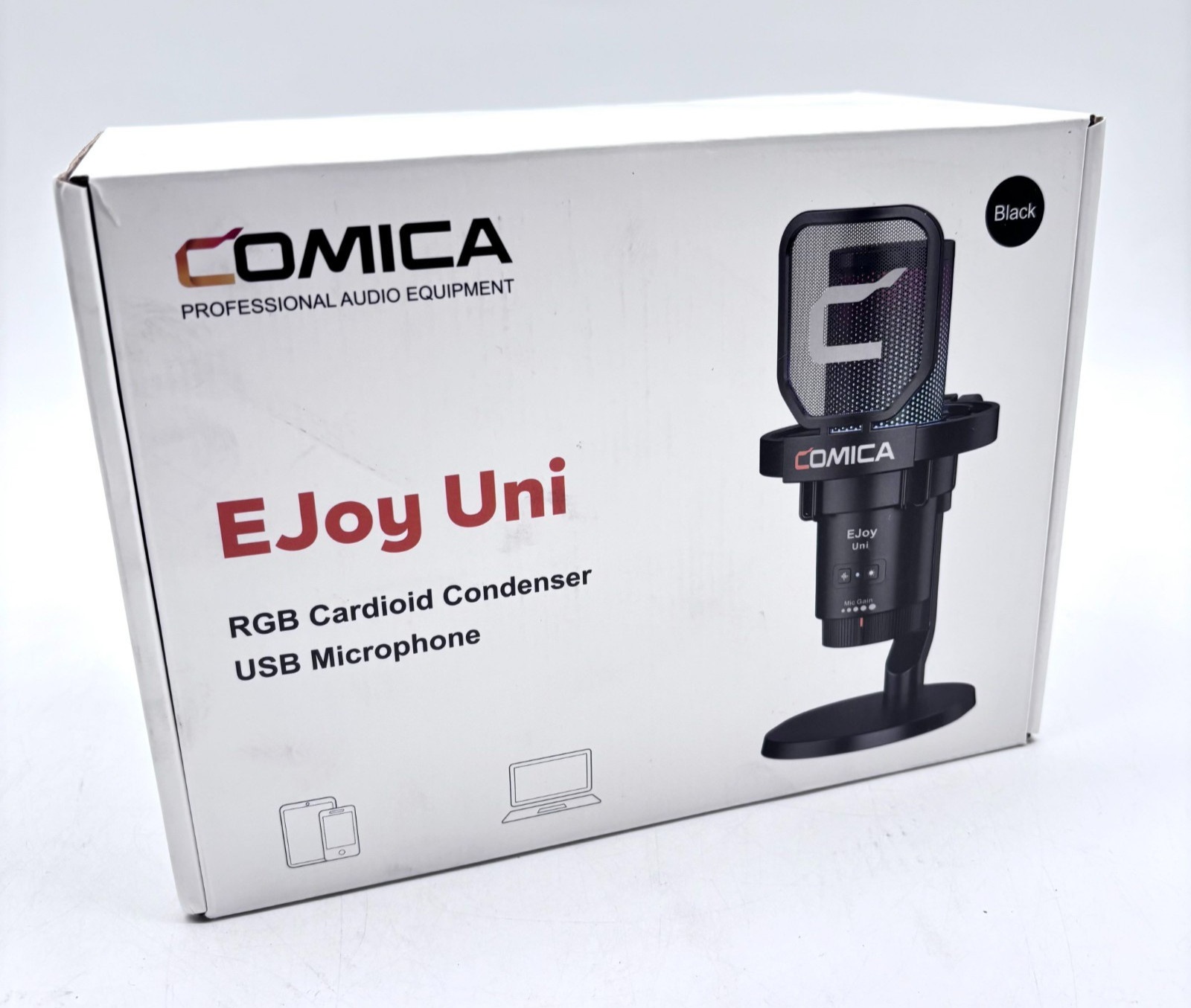 Cardioid Condenser USB Microphone Comica Professional Audio Equipment EJoy Uni