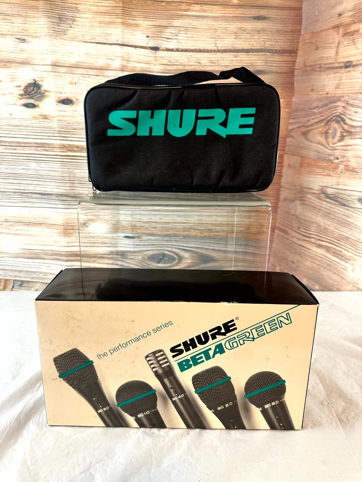 Shure Beta Green 4.0 Cardioid Dynamic Multi-Purpose Microphone BOX ONLY Vtg