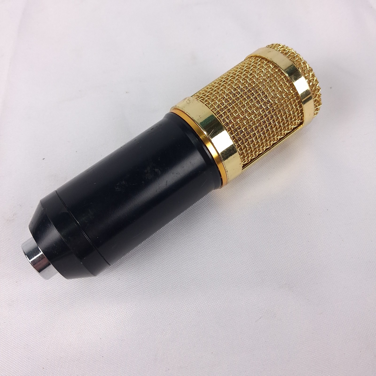 ZINGYOU BM-800 Condenser Microphone Black Gold XLR Studio Vocal Recording