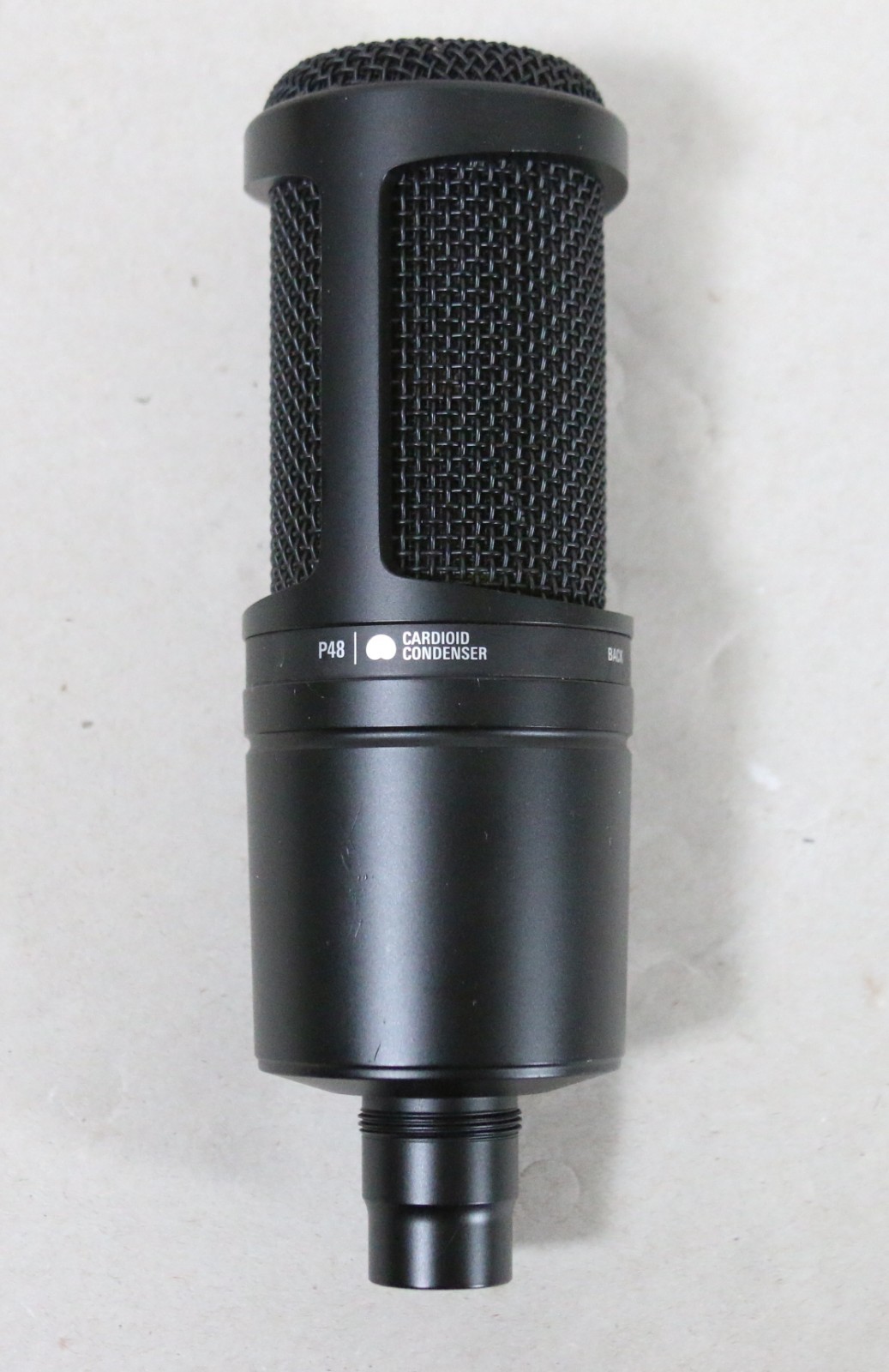 Audio-Technica AT2020 Cardioid Condenser Microphone Only Black – EXCELLENT!