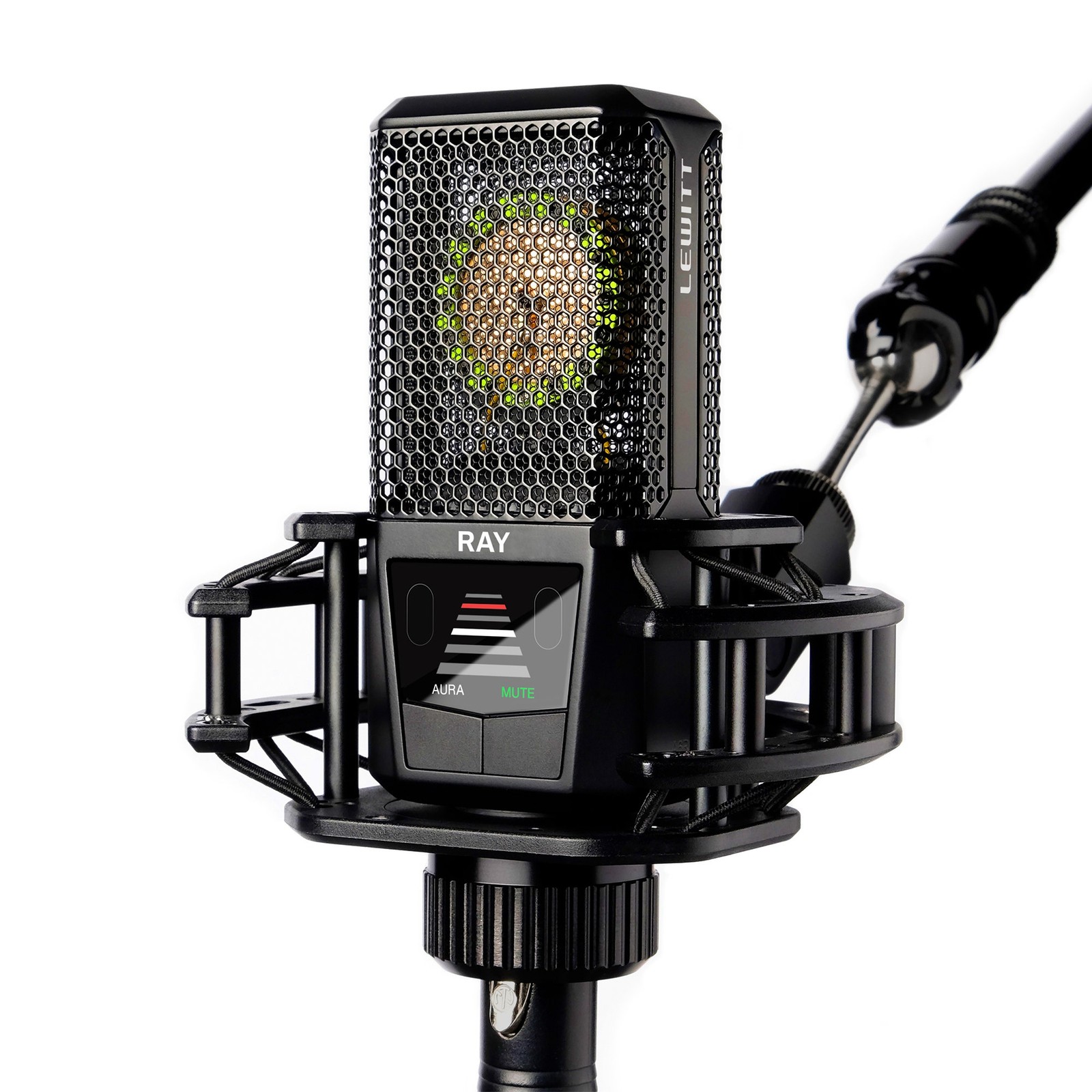 Mint Lewitt Audio RAY XLR Cardioid Condenser Mic w/ AURA Technology&Mute Button