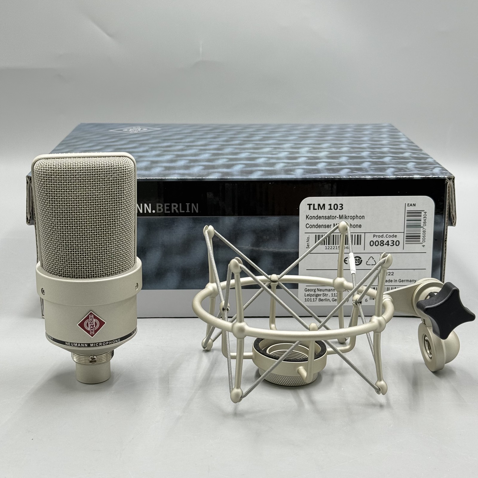 TLM 103 Neumann Large-diaphragm Condenser Nickel Microphone With Shock Mount New