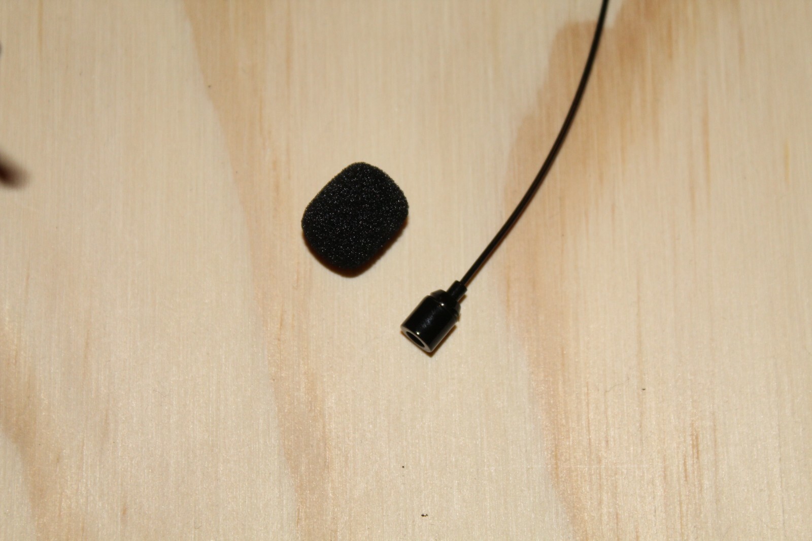 Black Single Earhook Headset Microphone for Shure Wireless-TA4F 4pin mini XLR