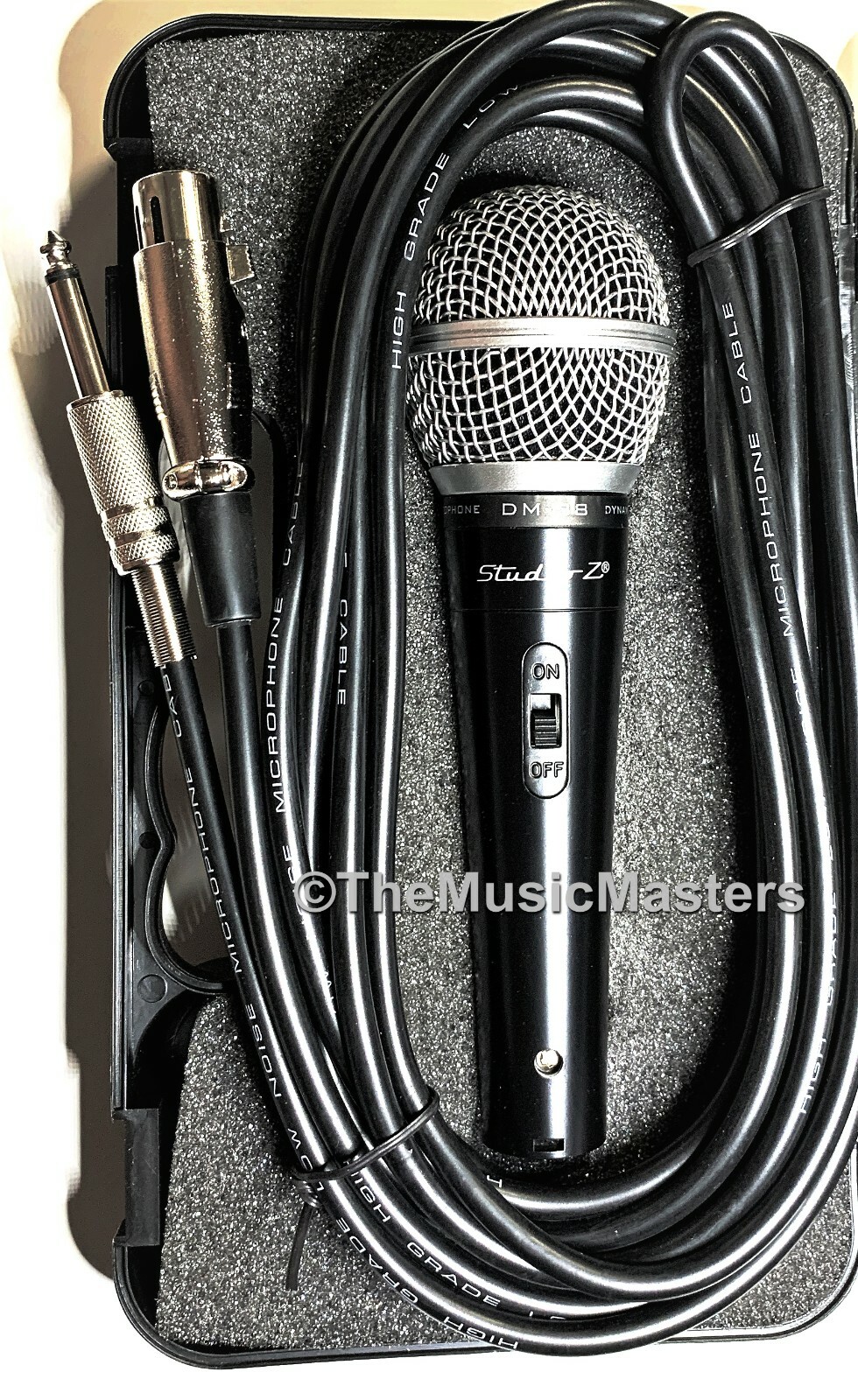 Professional Dynamic Handheld DJ Karaoke MICROPHONE w/Case XLR to 1/4″ Cable
