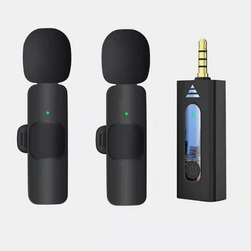 NEW Wireless Lavalier Microphone Noise Reduction Lapel Mic For Camera Recording