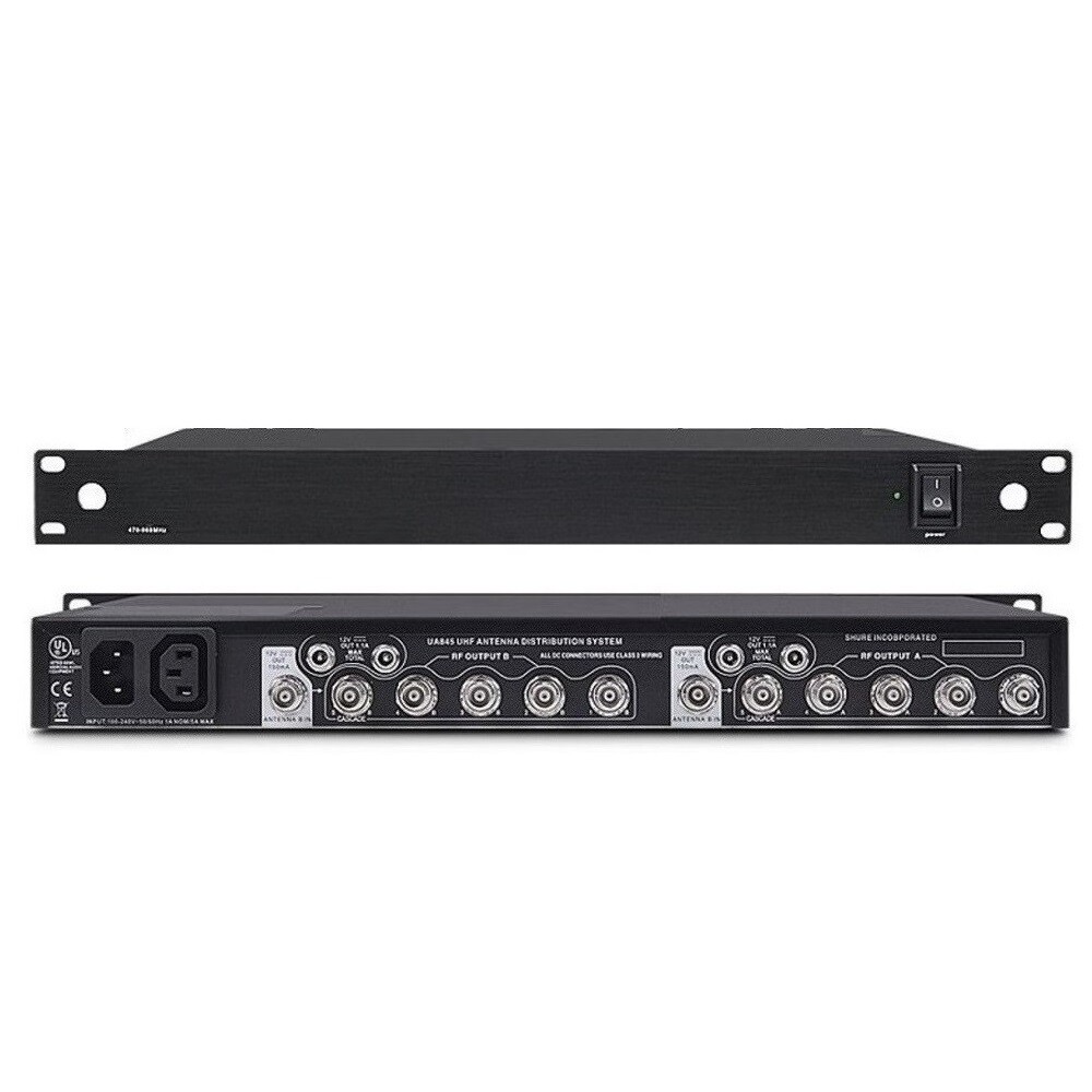 Antenna distribution unit host,For Shure UA845 Antenna/Power Distribution System