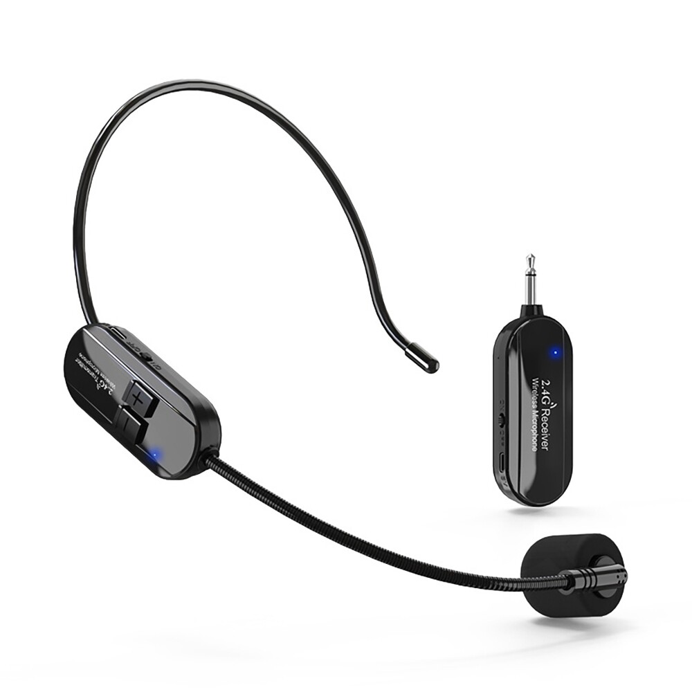 2.4G Wireless Microphone Headset Mic Voice Amplifier Speaker Karaoke Teaching