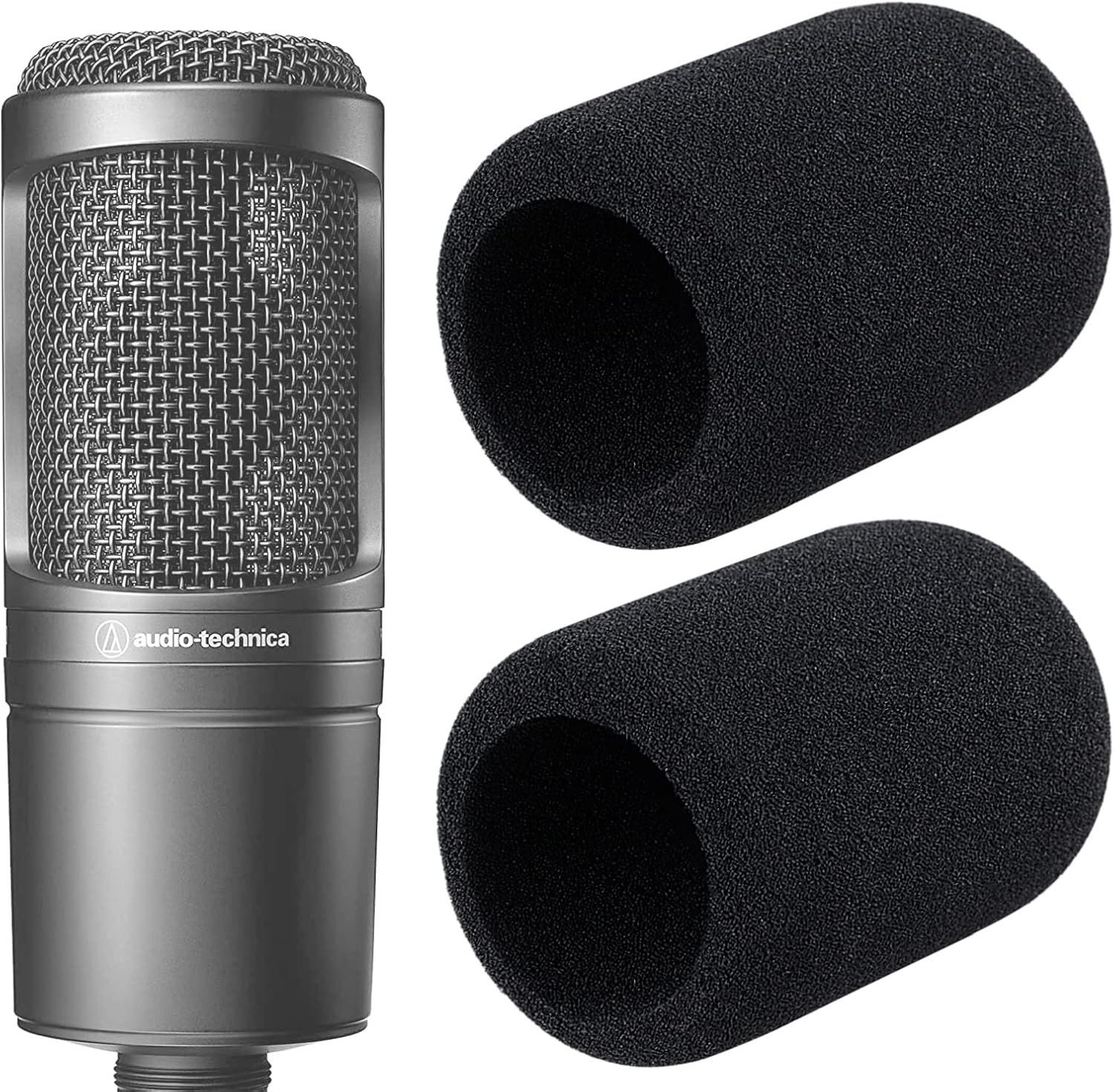 Audio-Technica AT2020 Pop Filter – 2 PCS AT2020 Microphone Windscreen for Audio