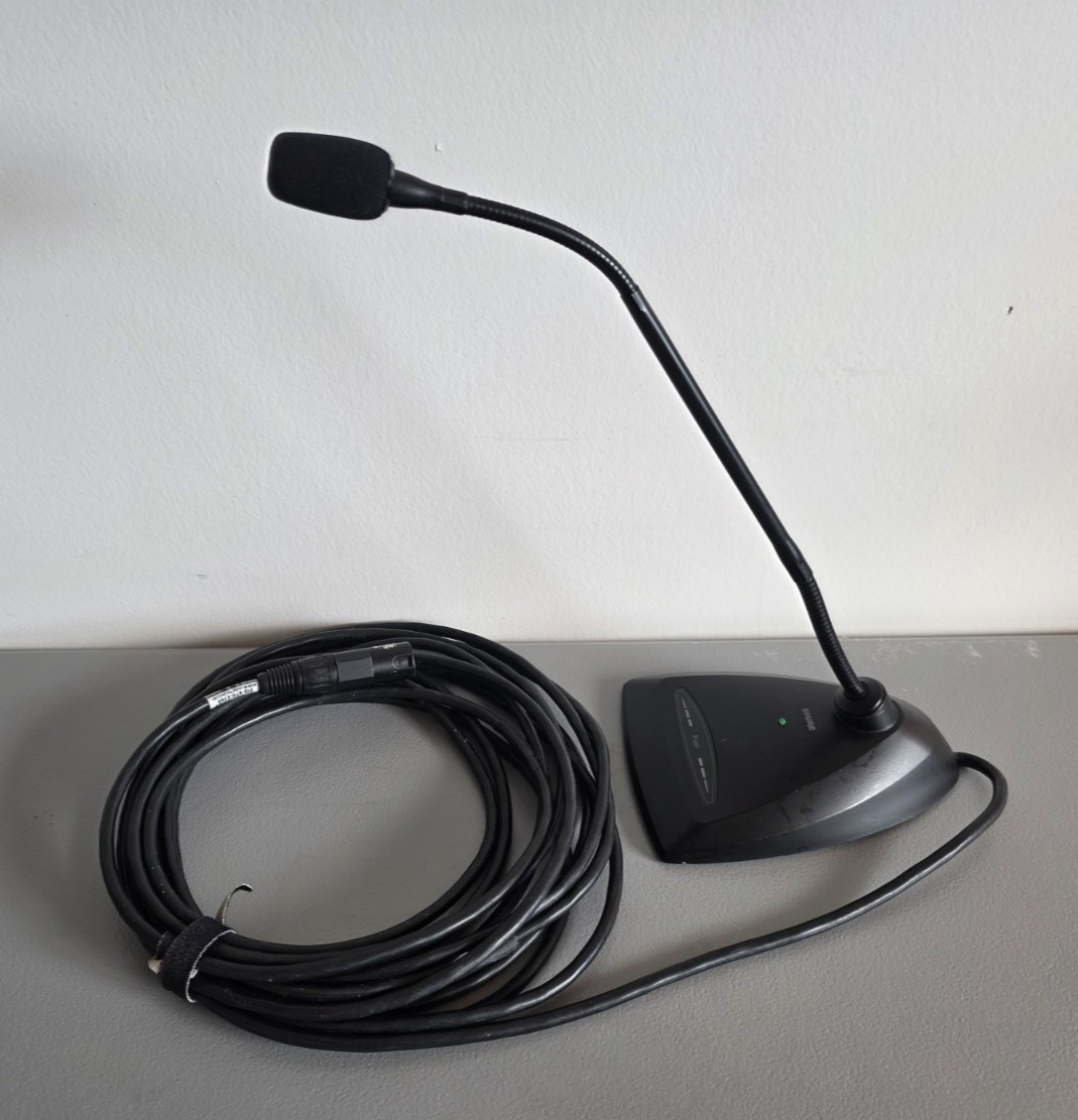 Shure MX412 Microflex Tabletop Mic XLR 25ft Cable Tested