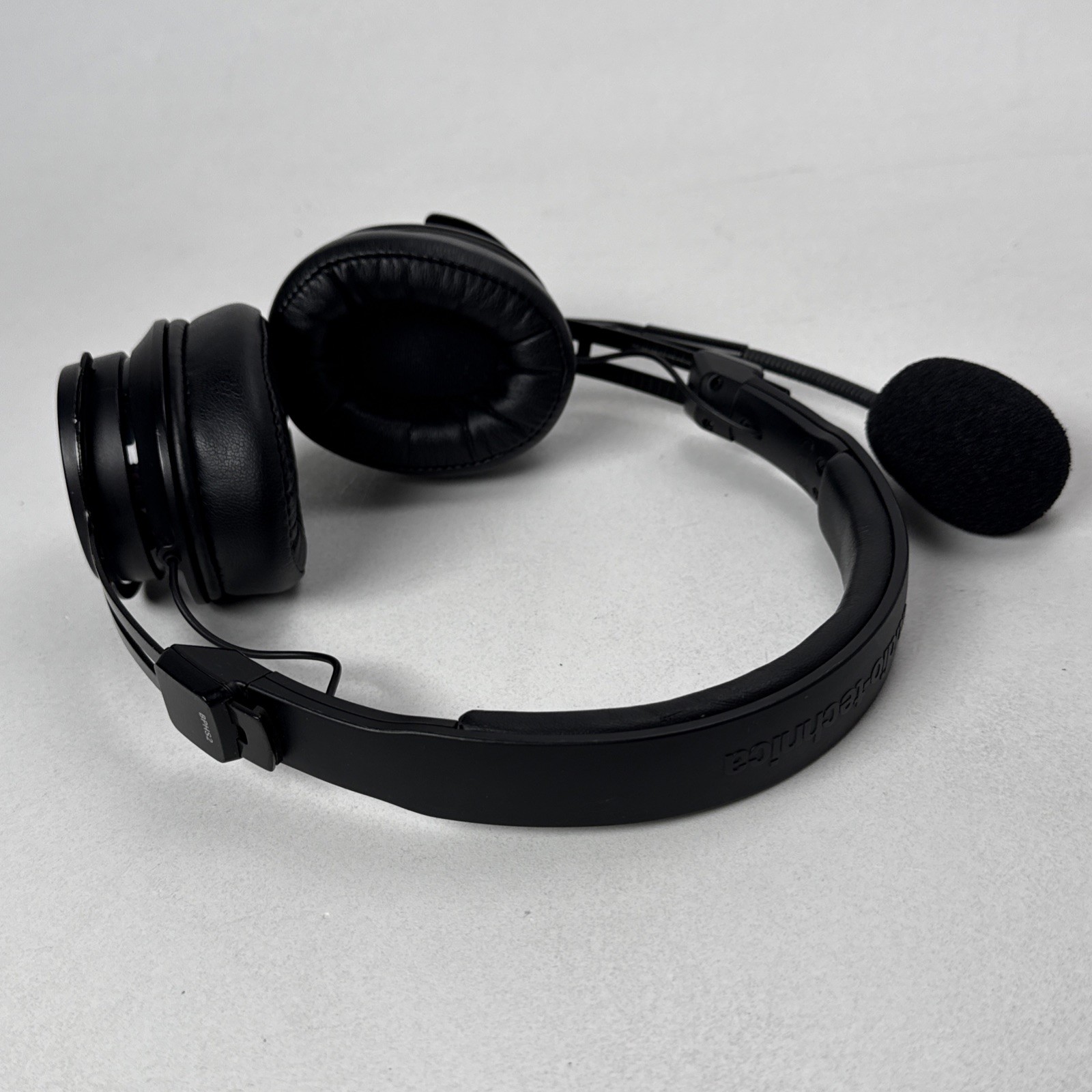 Audio-Technica BPHS2 Broadcast Stereo Headset Boom Mic BPCB2 Cable Tested Works