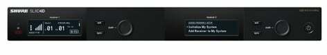 Shure SLXD4D Dual-Channel Digital Wireless Microphone Receiver – H55