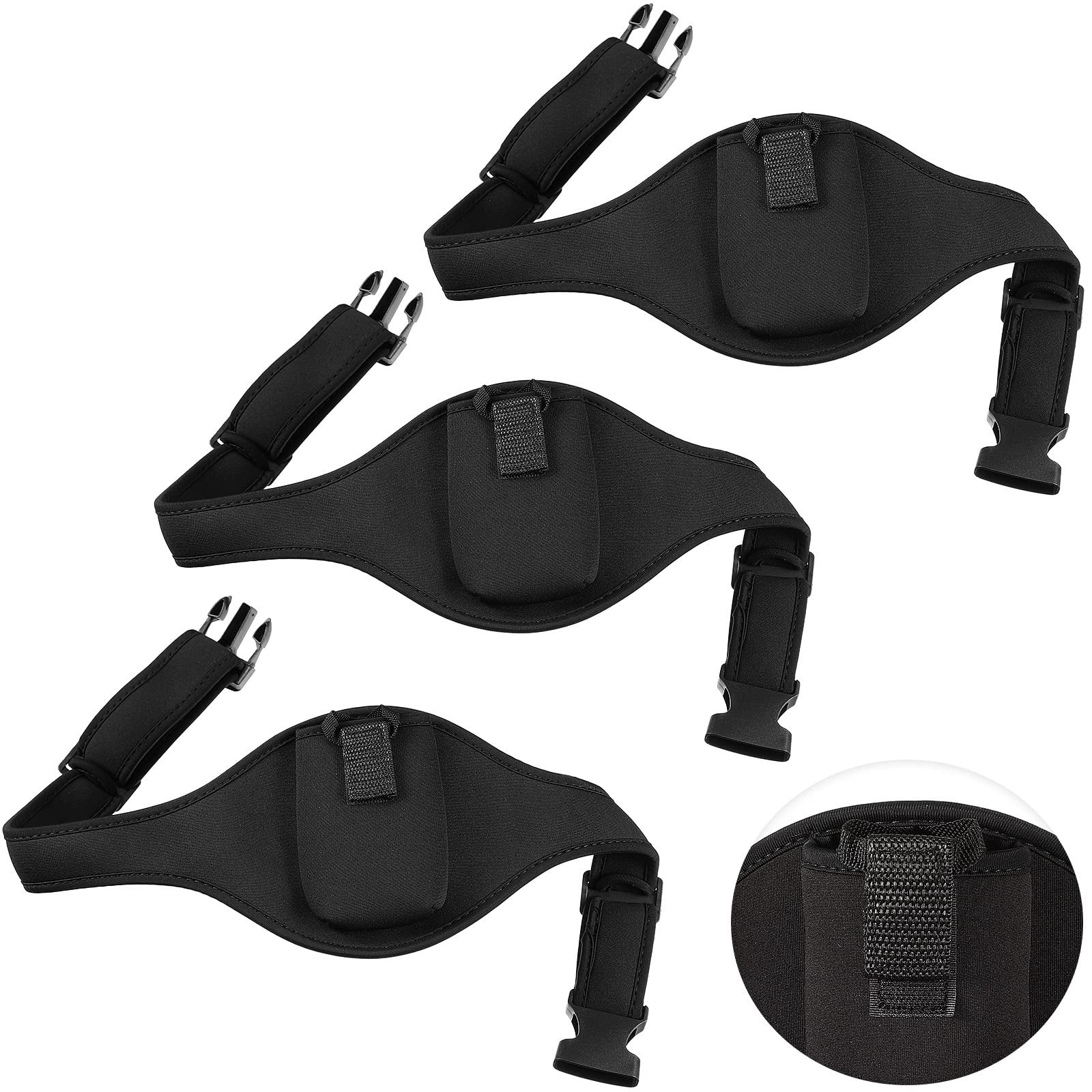 3 Packs Mic Belt Wireless Microphone Belt for Theatre Microphone Holder Waist…