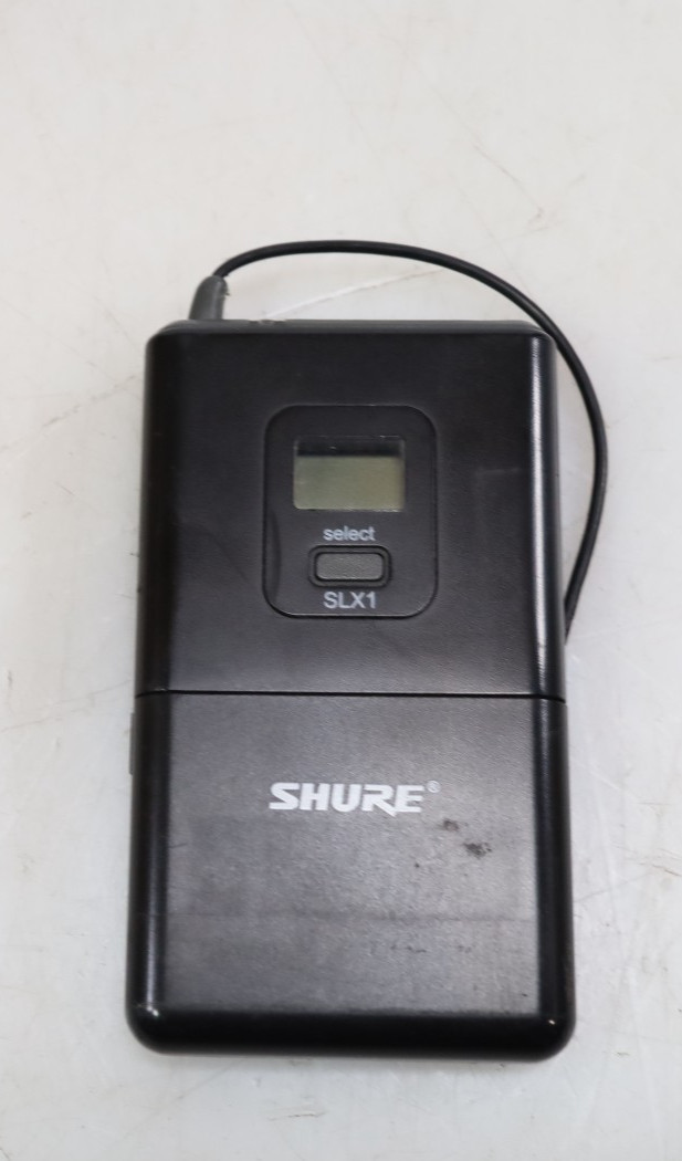 Shure SLX1 TA4M IR Sync Backlit LCD Bodypack Wireless Transmitter