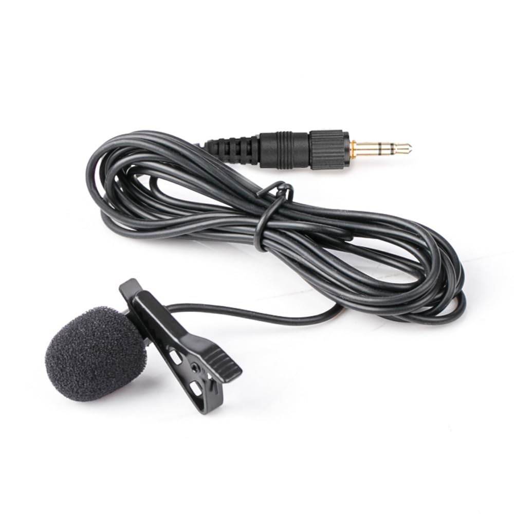 SR-UM10-M1 | Lavalier Mic with Locking 1/8″ Male Transmitters