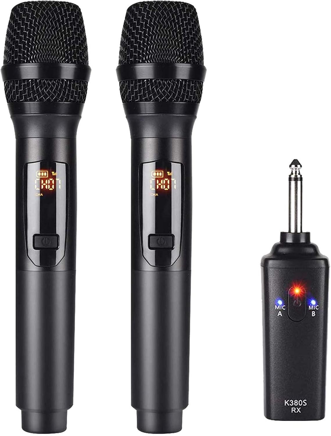 Kithouse K380S Wireless Microphone Set UHF 10 Channels rechargeable New Japan