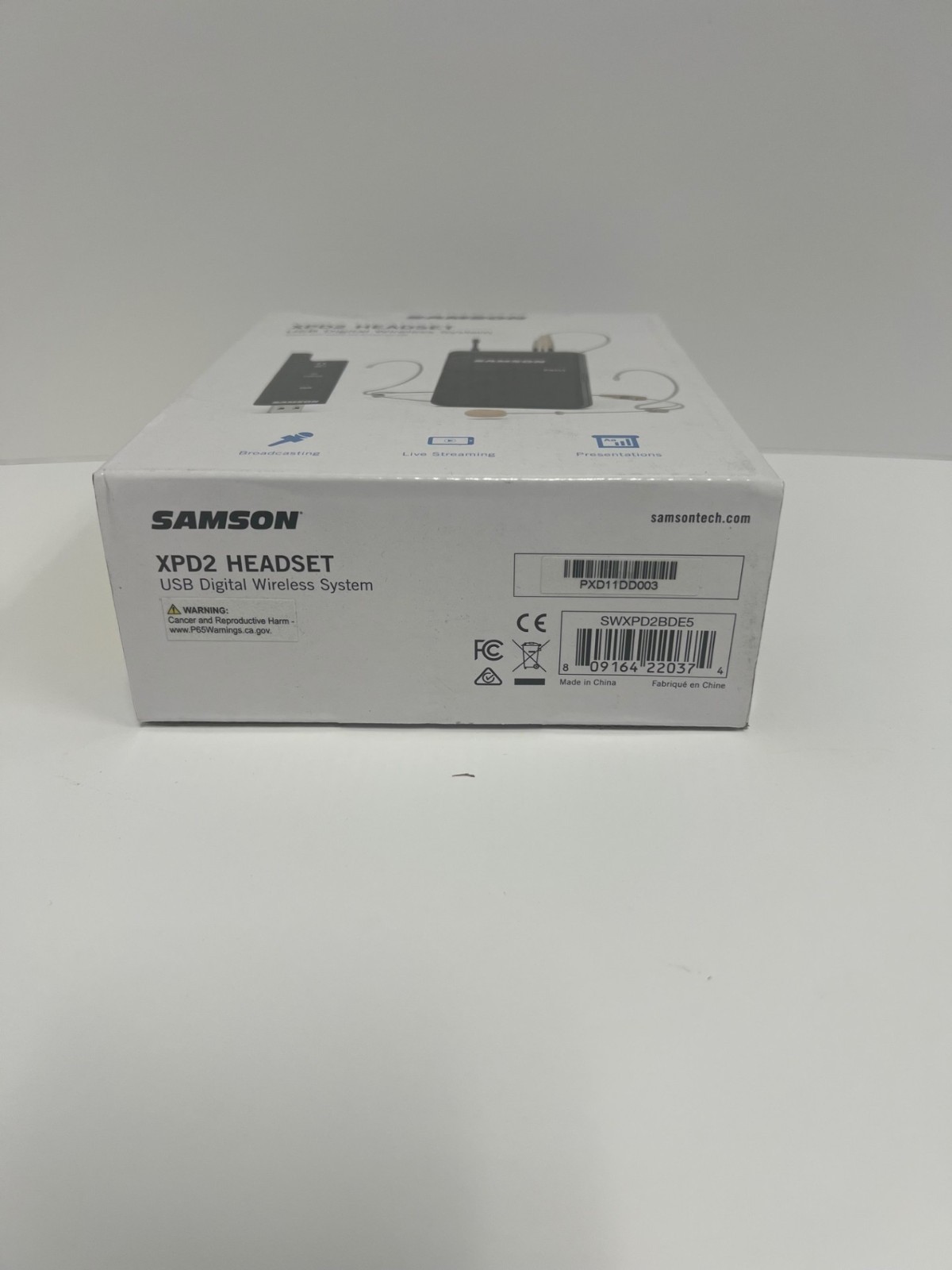 Samson Stage XPD2 USB Digital Wireless System with DE5 Headset
