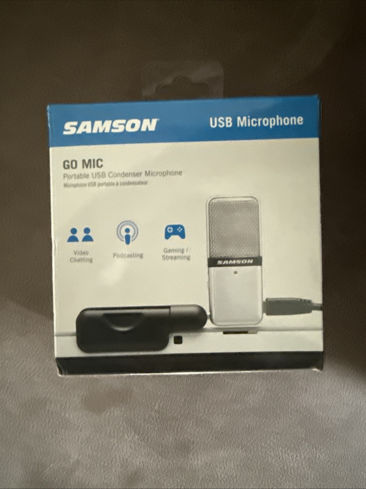 New_Open Box SAMSON Go Mic Portable Compact USB Condenser Microphone