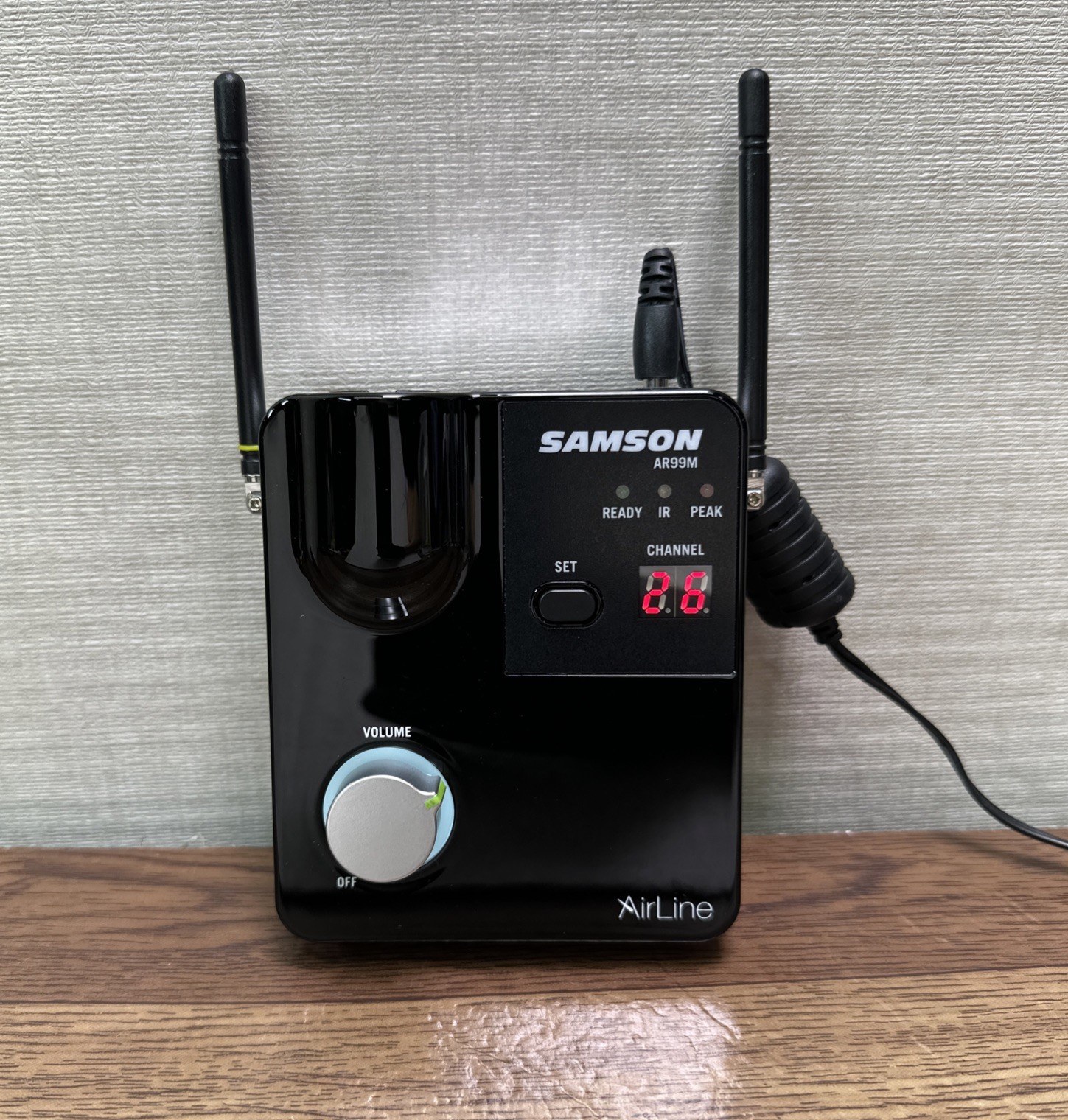 Samson AIRLINE 99M AH9 AR99M Headset Micro UHF Wireless System / READ