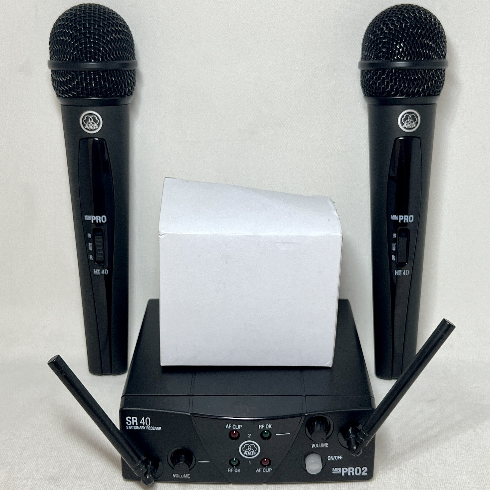 AKG WMS40 Mini2 Mini Pro 2 Vocal Set Dual Wireless Microphone System #3350H00020