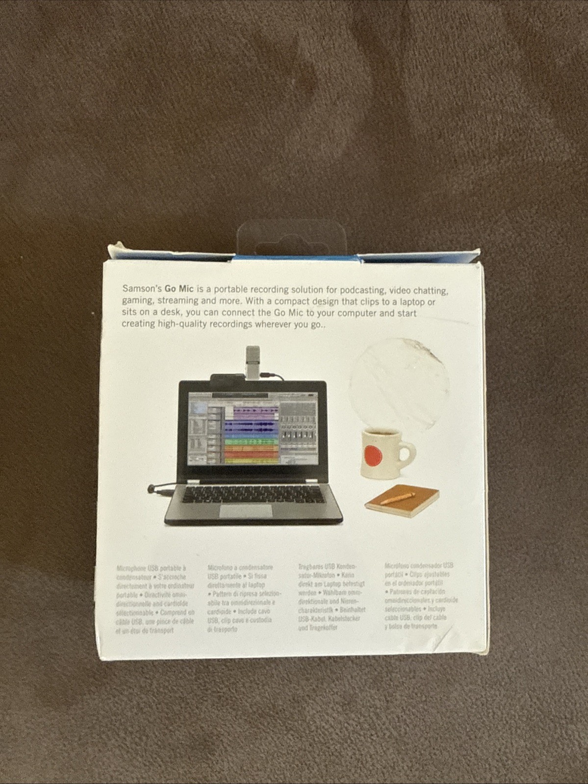 New_Open Box SAMSON Go Mic Portable Compact USB Condenser Microphone