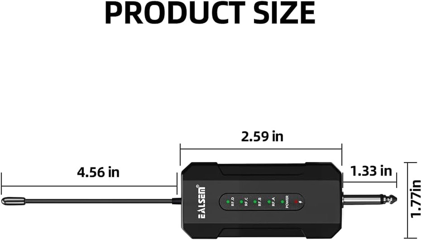 ES-384 4-Channel UHF Wireless Handheld Microphone System with Lapel Mics