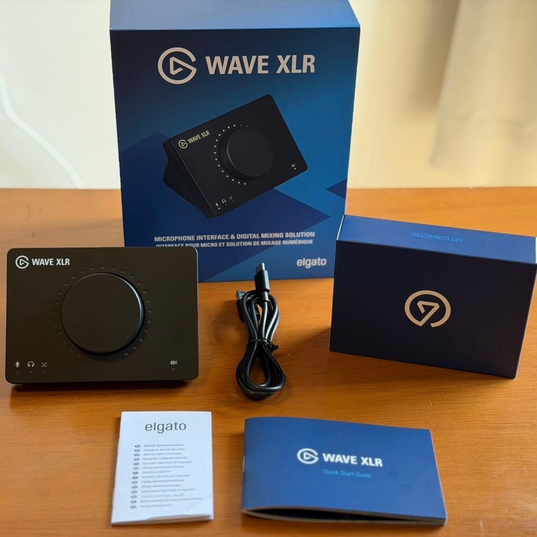 Elgato Wave XLR Audio Interface Microphone Mixer 48V Phantom Power USB