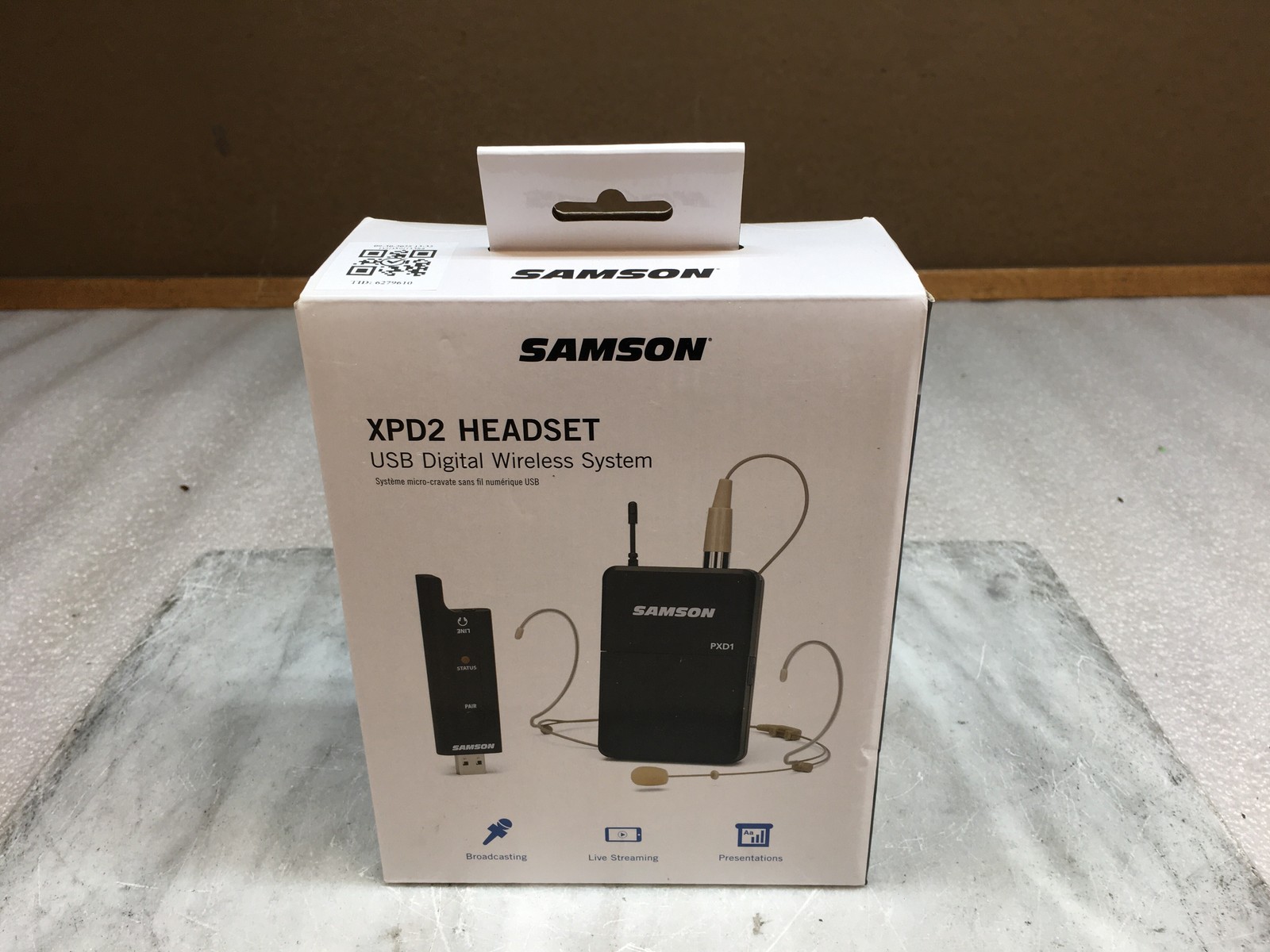 Samson XPD2 Digital Wireless Live Stream Podcast Headset Mic System – New