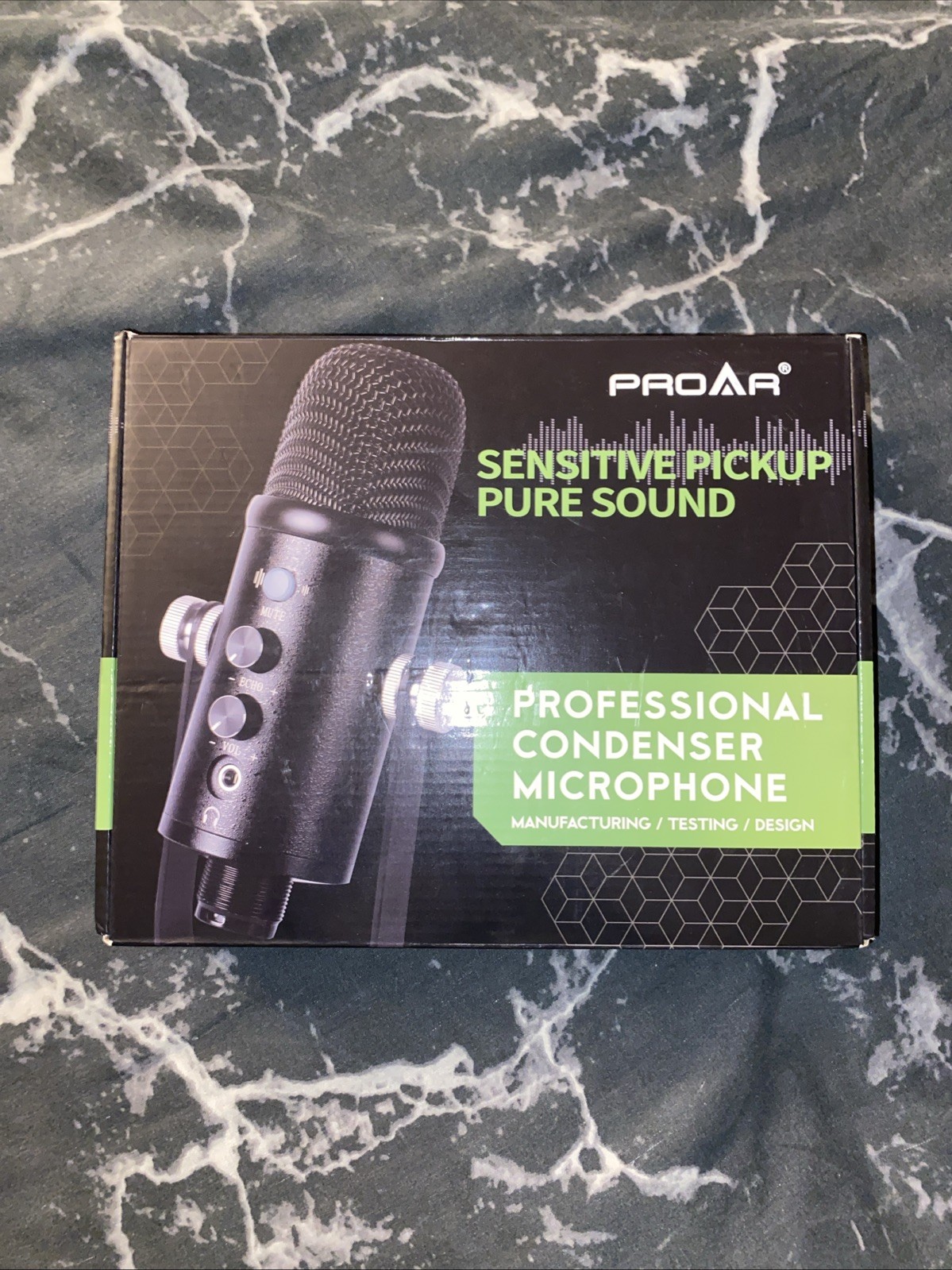 PROAR USB Professional Condenser Microphone Kit for iPhone PC/Micro/Mac/iOS/A…